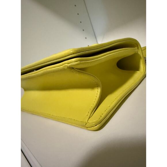 $3350 Dior Diorama Yellow Small Flap Crossbody Bag - Picture 7 of 16